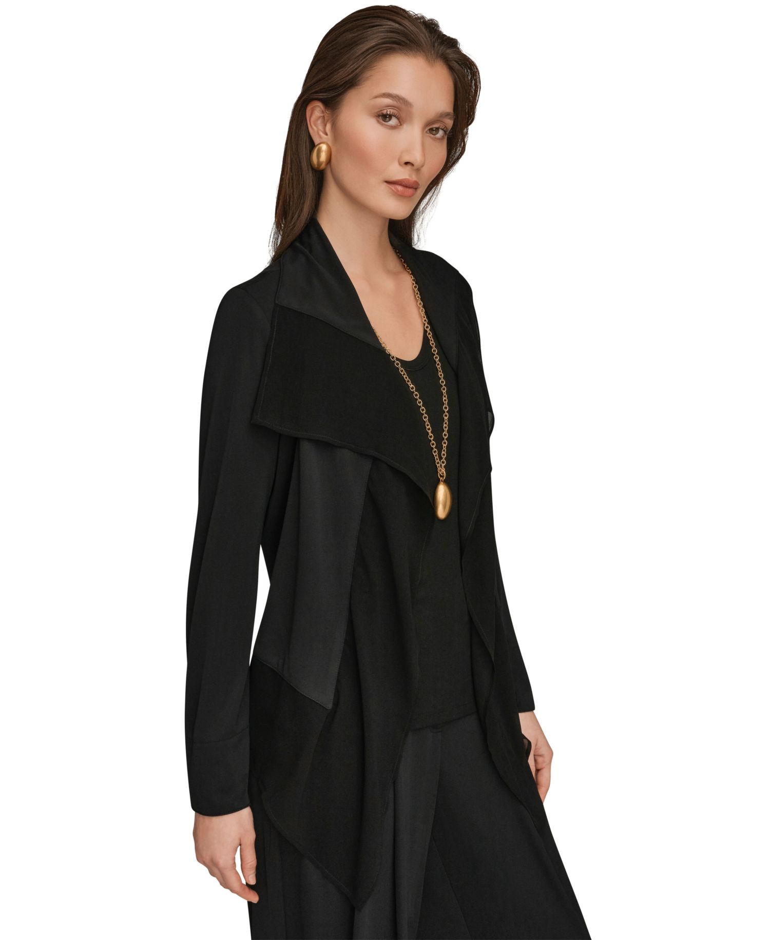 Women's Ruffle Front Jacket