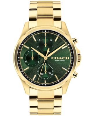 Men's Oliver Gold-Tone Stainless Steel Bracelet Watch 41mm