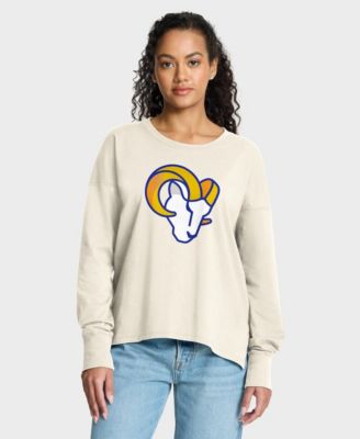 Women's Cream Los Angeles Rams Dove Legacy Long Sleeve T-Shirt