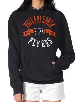 Women's Black Philadelphia Flyers City Graphic Fleece Pullover Hoodie