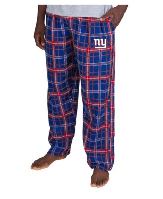 Men's Royal New York Giants Ultimate Plaid Flannel Pants