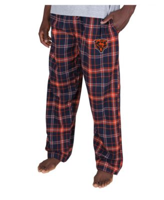 Men's Navy Chicago Bears Ultimate Plaid Flannel Pants