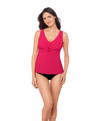 Women's Solids Hadee V-Neck Tankini Top