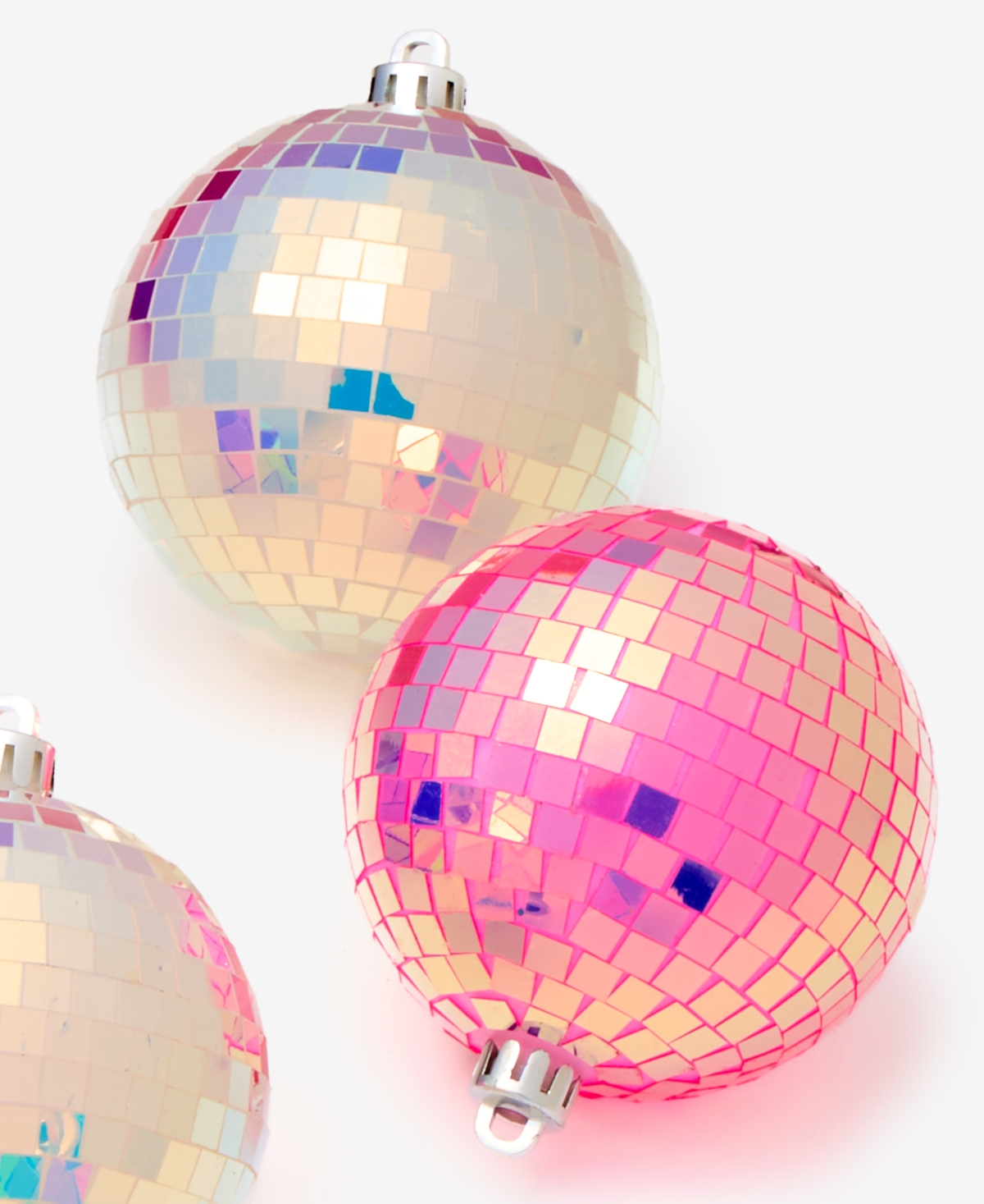 Holiday Lane Whimsy Set of 6 Shatterproof Disco Ball Ornaments, Macy's Exclusive