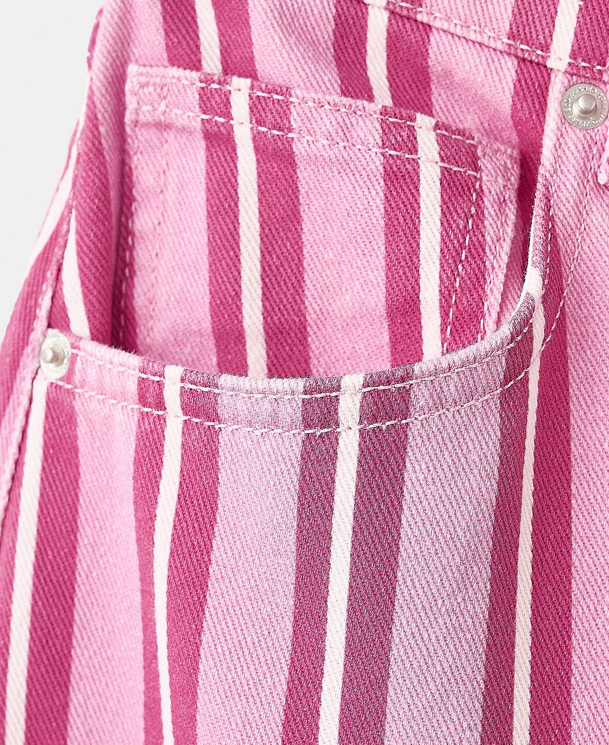 Mango Women's Straight-Fit Striped Jeans view 3 — MAYCSS fashion products