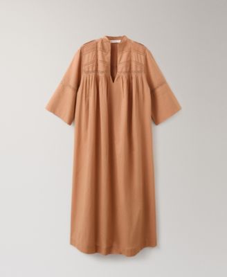 Women's Lace Details Cotton Nightgown