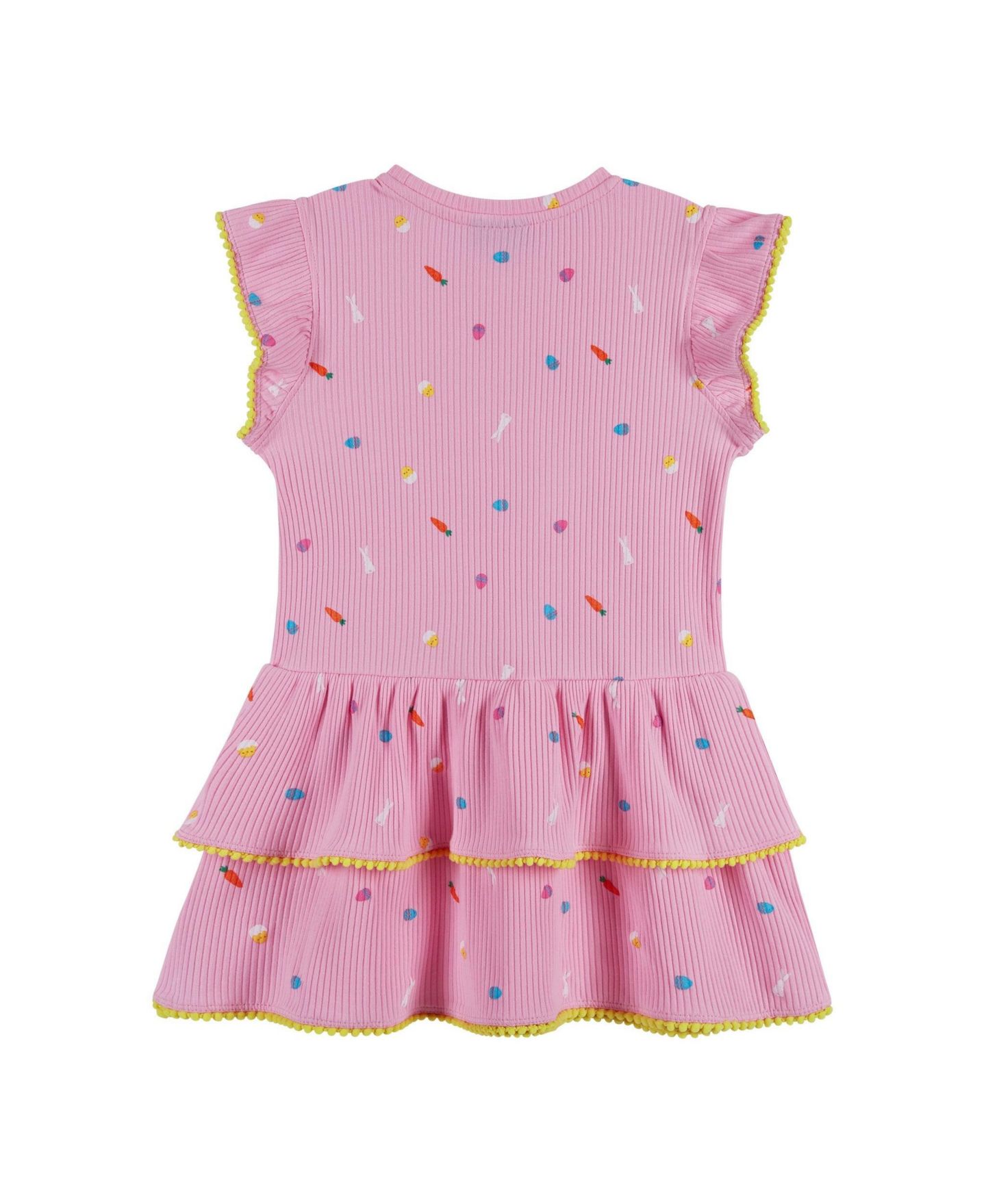 Платье Andy & Evan /Child Rib Tiered Dress для девочек, цвет: Розовый — фото 5