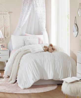 Ivy Ruched Bow Tie 5-Piece Comforter Sets