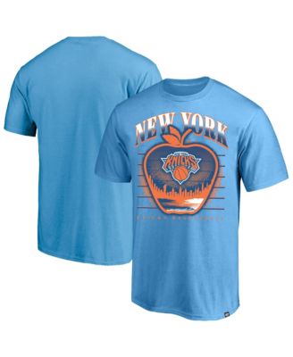 Men's Blue New York Knicks Big & Tall Apple T-Shirt