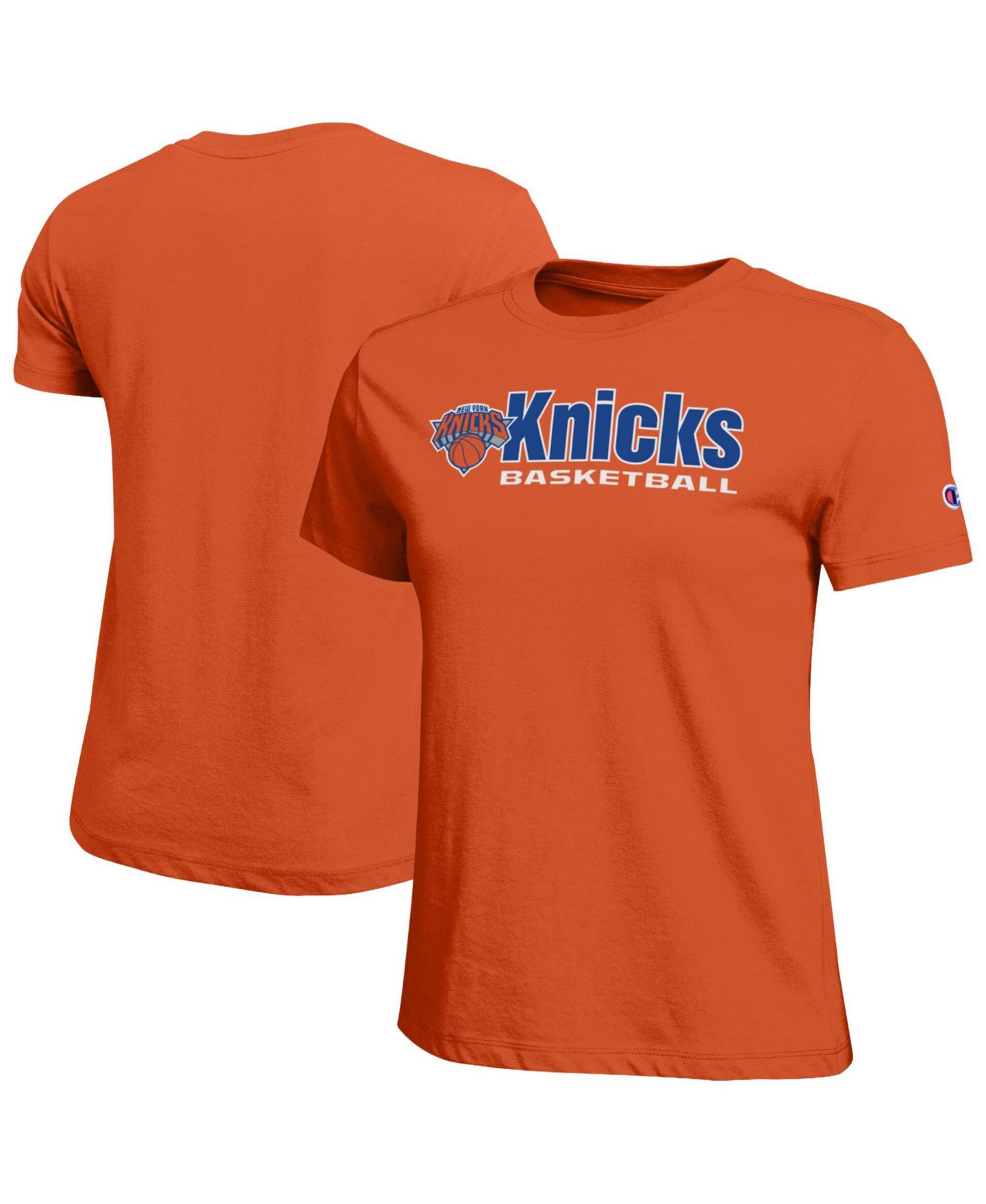 Женская футболка Champion Orange New York Knicks Basketball — фото 1