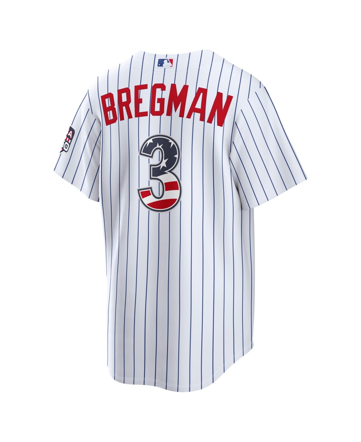 Nike Men's Alex Bregman White Chicago Cubs Usa 250 Fourth of July Stadium Jersey