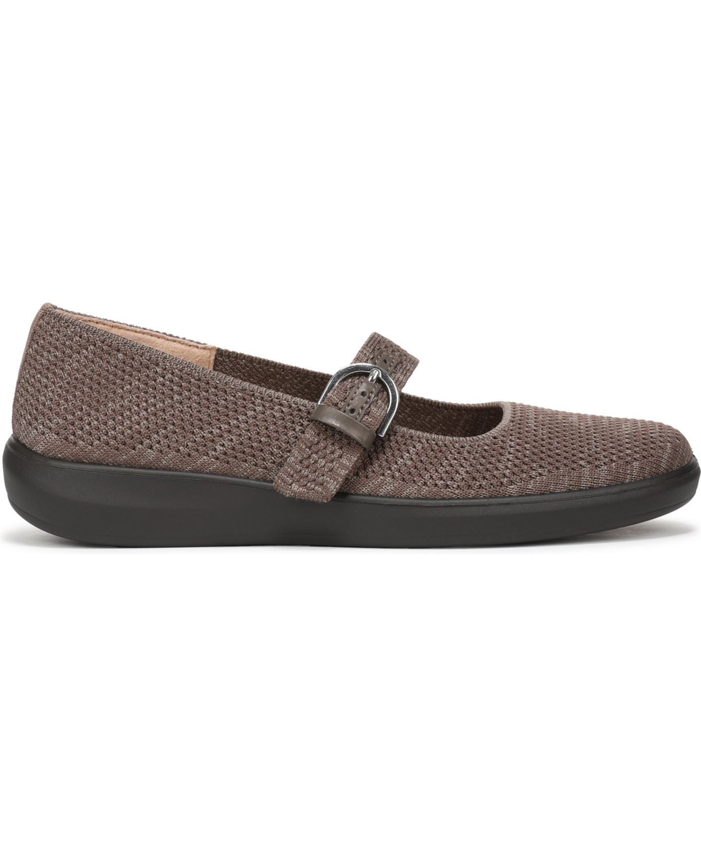 Женские балетки LifeStride Nuevo Mary Jane Flats, цвет: Пепельный коричневый вязаный — фото 2