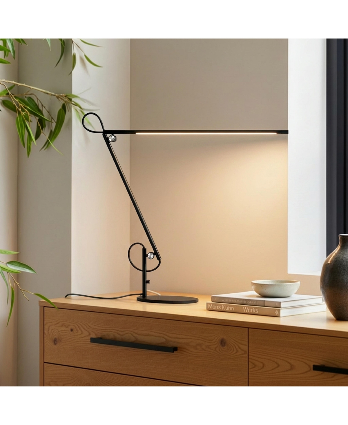 Brightech Axel 17" Modern Led Adjustable Table Lamp