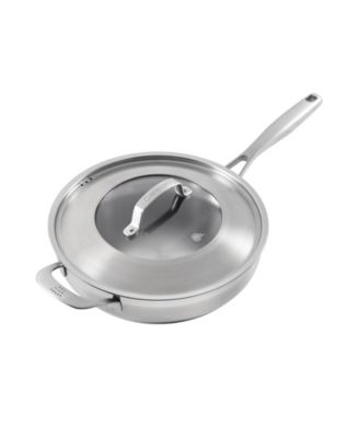 iD3&reg; Stainless steal 3.5-Quart Saut&eacute; Pan with Lid