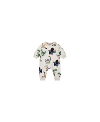 Baby Boys 3M TO 24M Fleece Jumpsuit Dinosaur Print