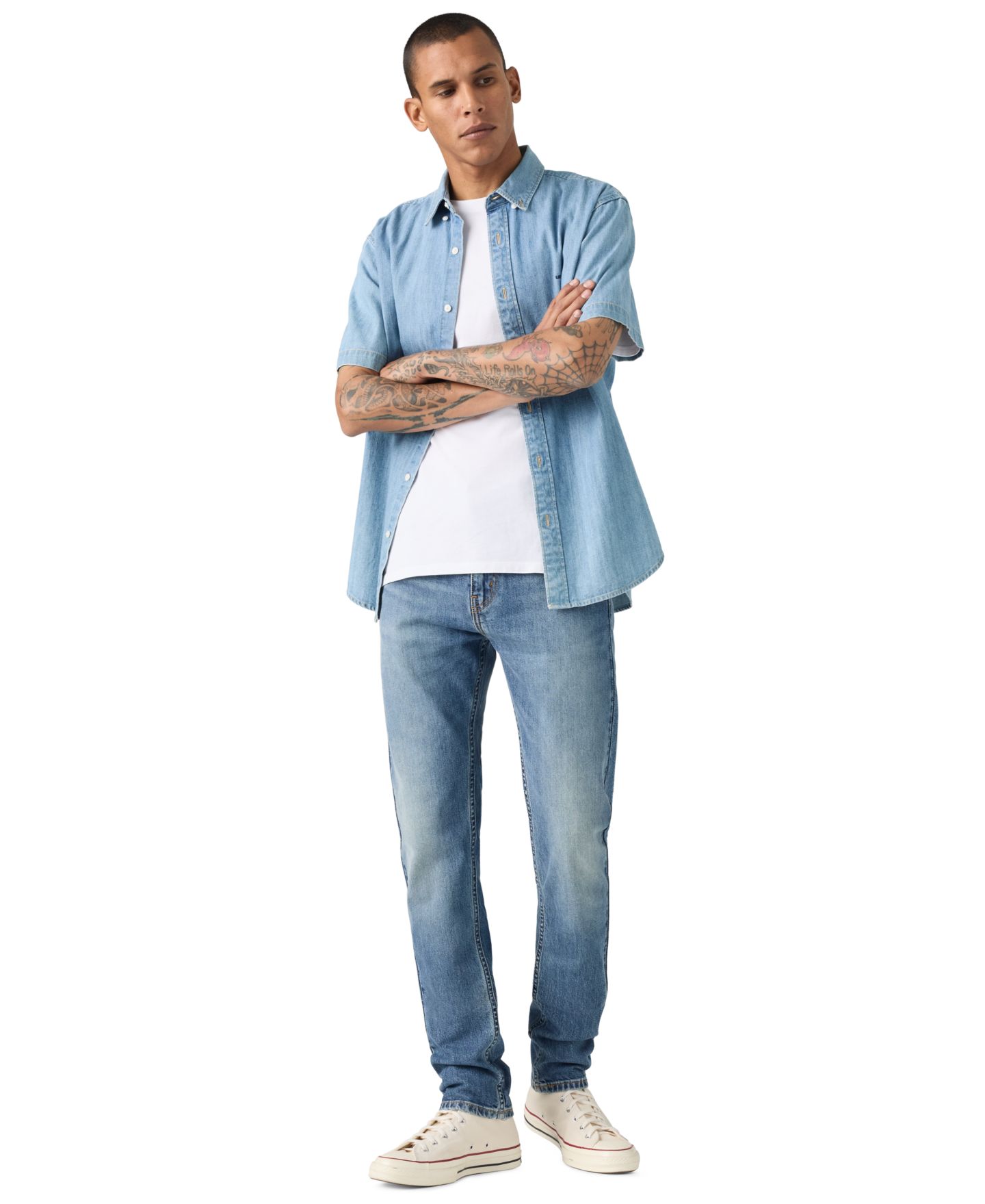 Мужские джинсы Levi's 510™ Slim-Fit Skinny Zip-Fly, цвет: Cool As A Cucumber — фото 2
