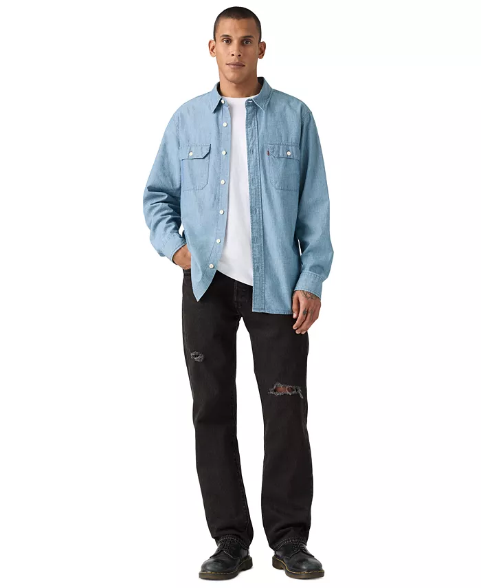 Men's 501™ Regular-Fit Button Fly Jeans - thumbnail 7