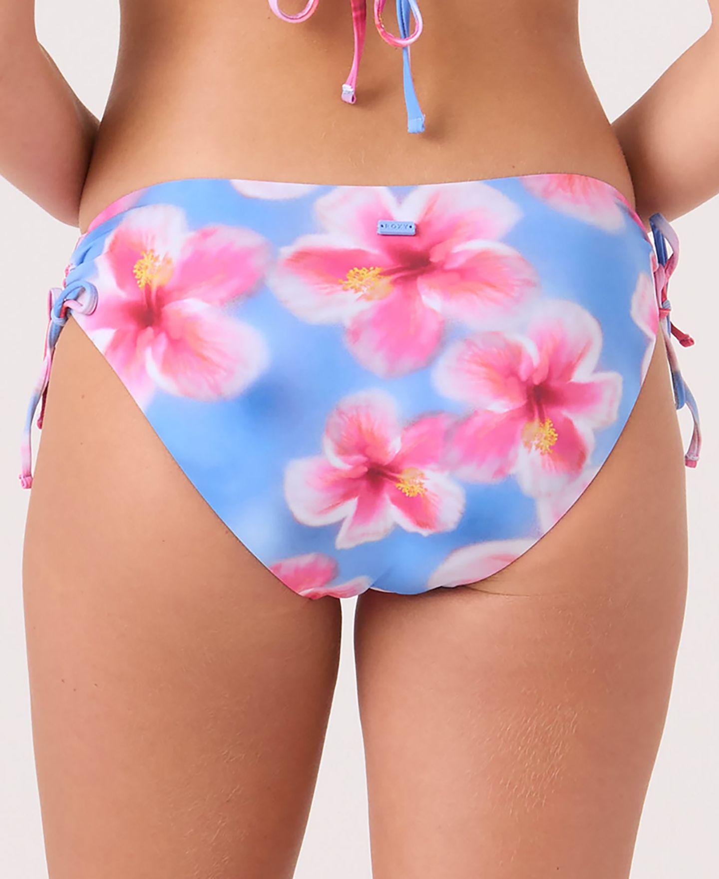 Низ бикини Hibiscus, кружево — Roxy, цвет: Синий мглистый — фото 2