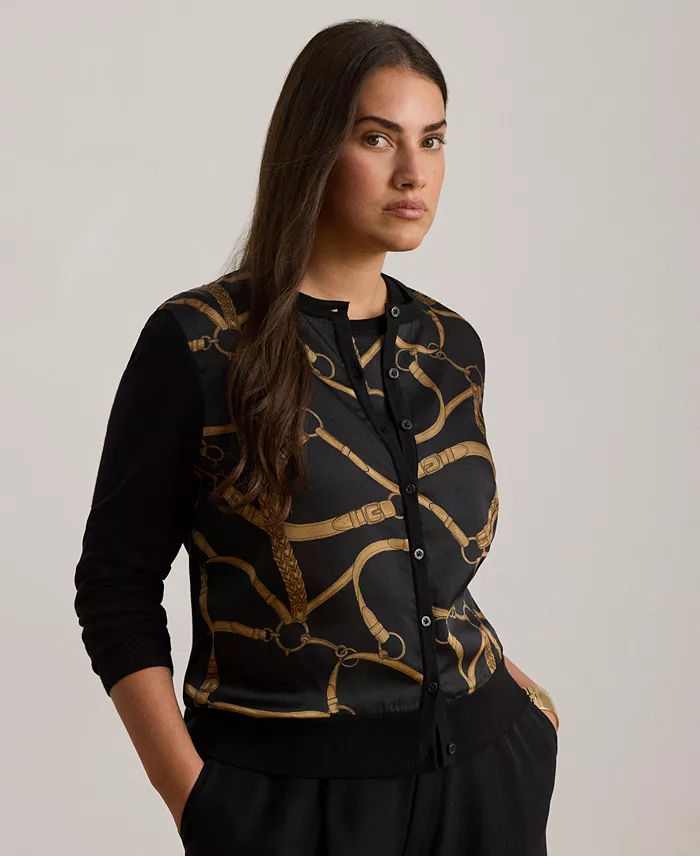 Women's Belting Print Cardigan - thumbnail 3