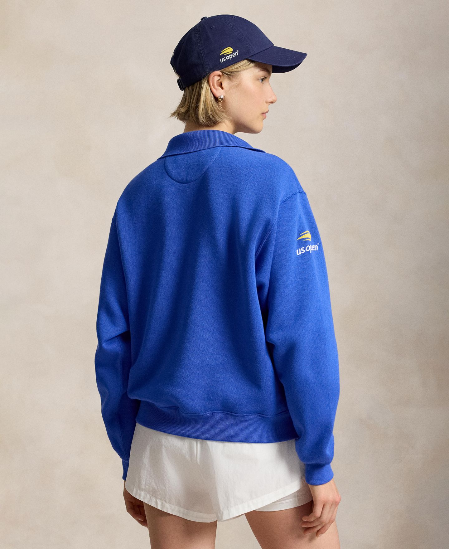 Женское поло Polo Ralph Lauren US Open Long-Sleeve Polo Shirt, цвет: Синий — фото 4
