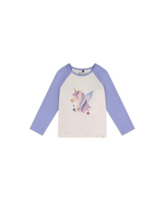 Toddler Girl Raglan Cotton T-Shirt