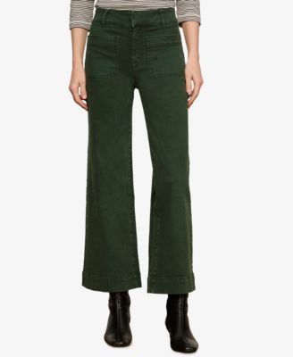 Petite Chelsea Wide-Leg Pocket Ankle Jeans