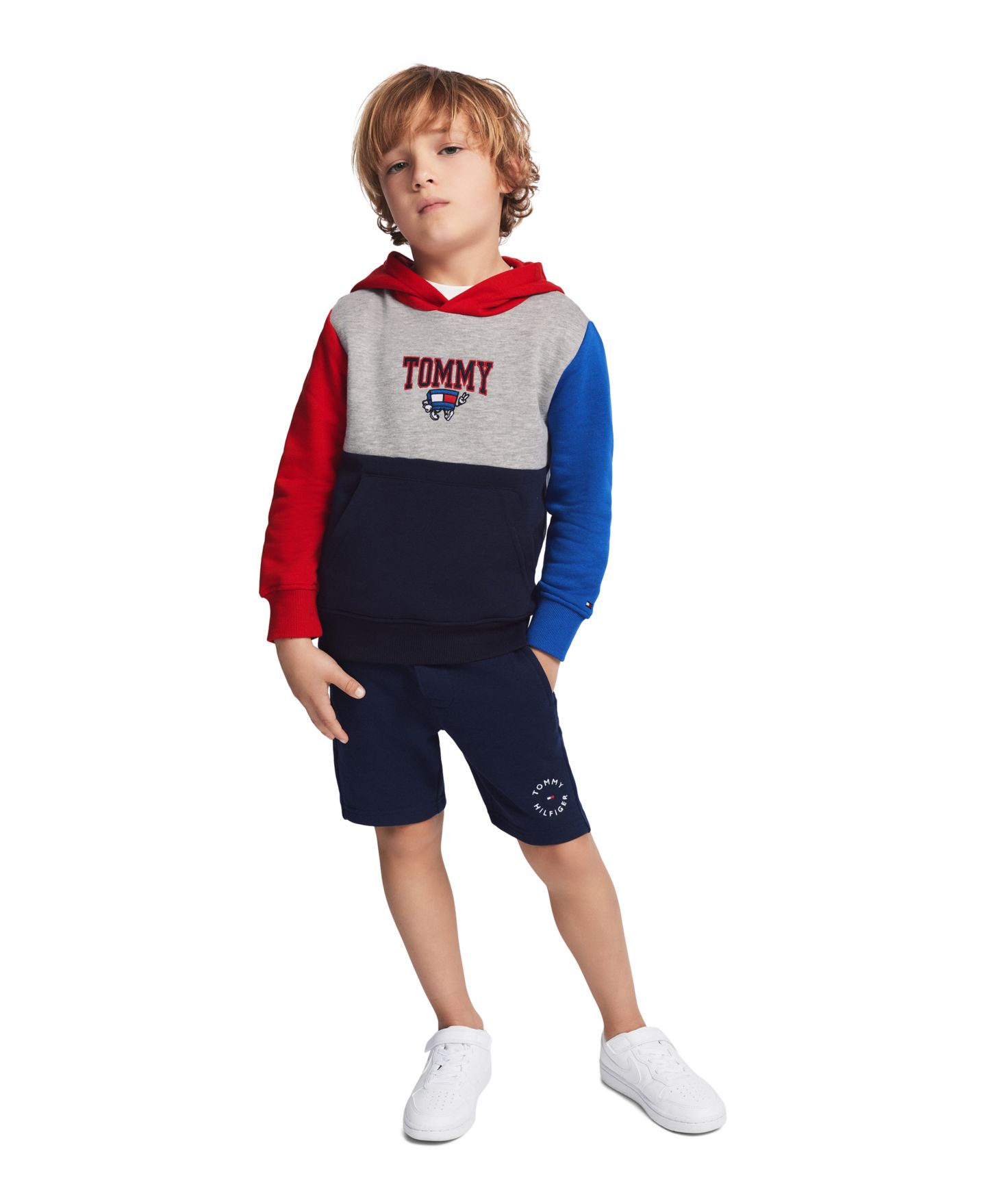Шорты Tommy Hilfiger Elevated Drawcord для мальчиков, цвет: Тёмно-синий — фото 2