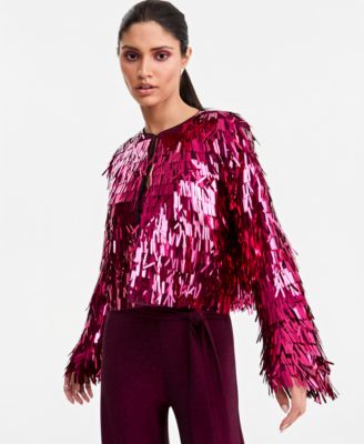 Women's Sequin Fringe Jacket
