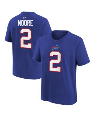 Big Boys and Girls D.J. Moore Royal Buffalo Bills Name & Number T-Shirt