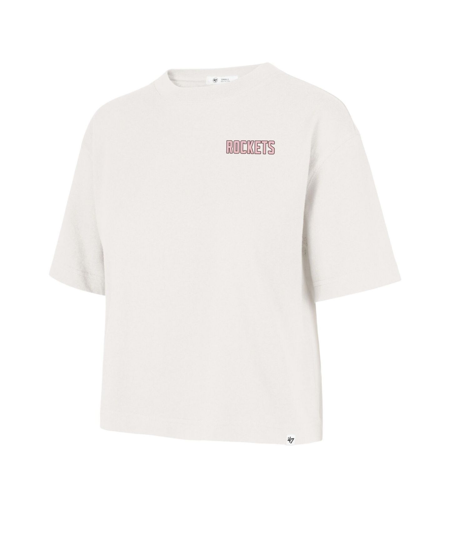 Женская футболка '47 Brand Cream Houston Rockets Love Letter Reed City — фото 3