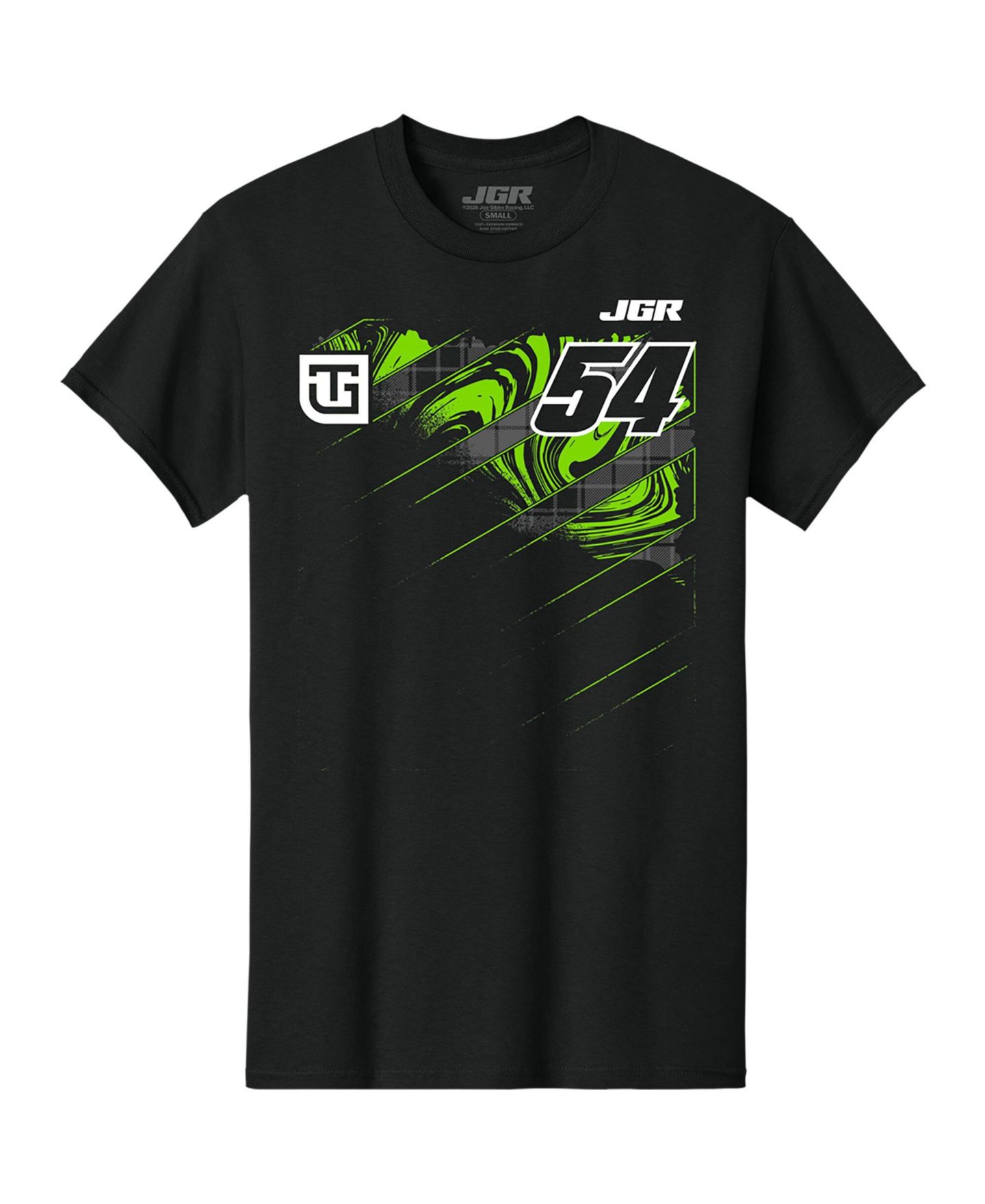 Мужская футболка Joe Gibbs Racing Team Collection Black Ty Gibbs Monster Energy Car — фото 3