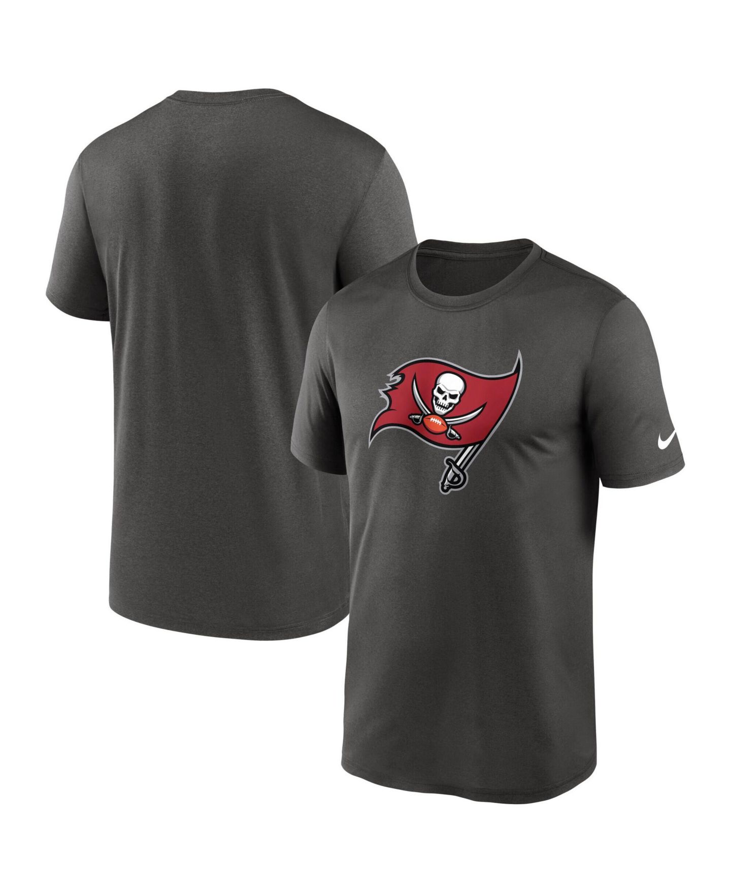 Мужская футболка Nike Pewter Tampa Bay Buccaneers Primetime Legend Dri-FIT — фото 1