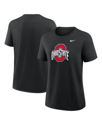 Women's Black Ohio State Buckeyes Primary Logo T-Shirt