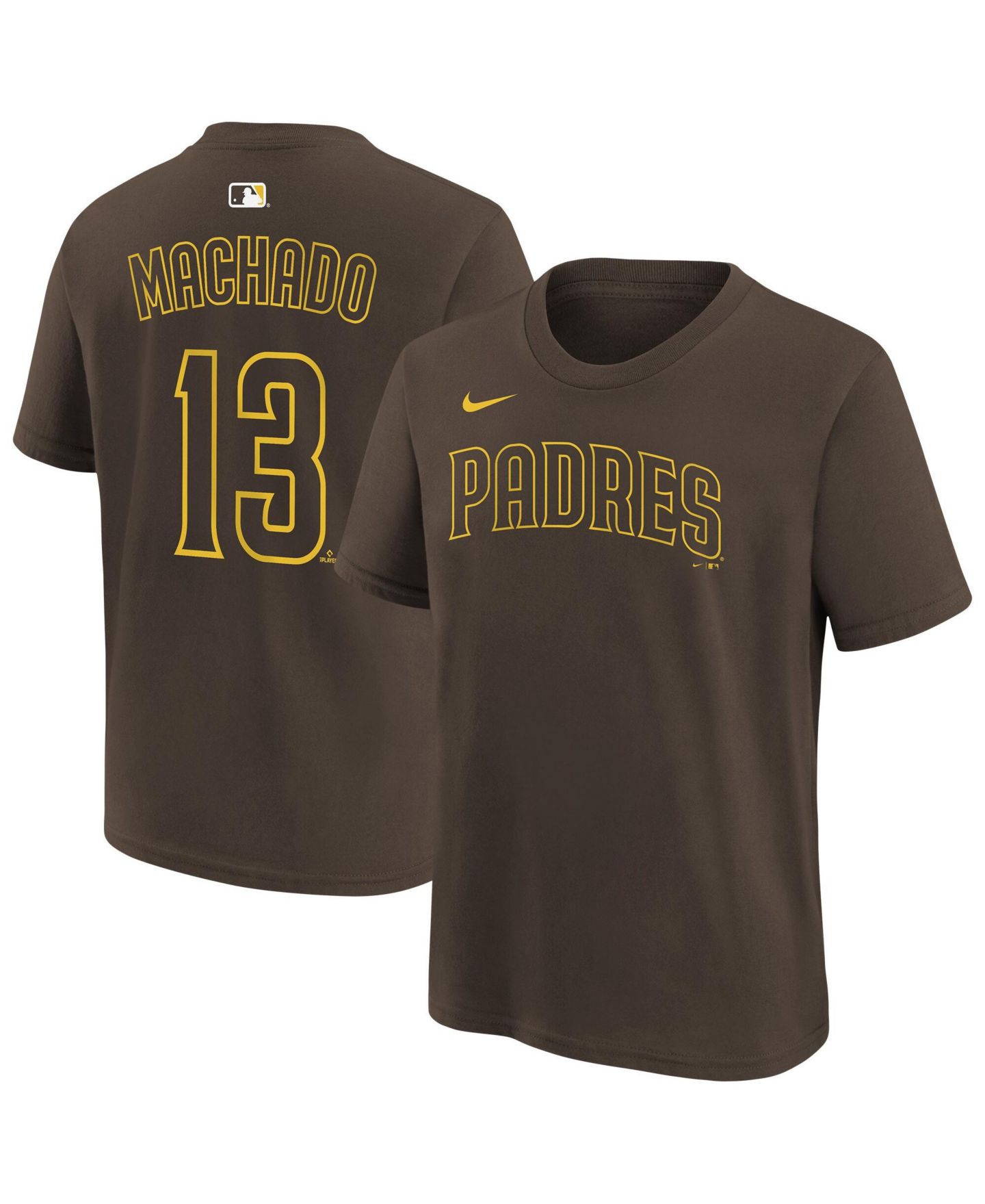 Детская футболка Nike Manny Machado Brown San Diego Padres Name & Number — фото 1