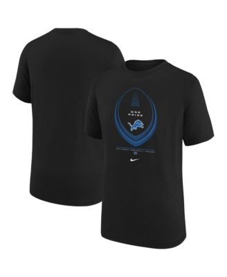Big Boys and Girls Black Detroit Lions Icon Legend Dri-FIT T-Shirt