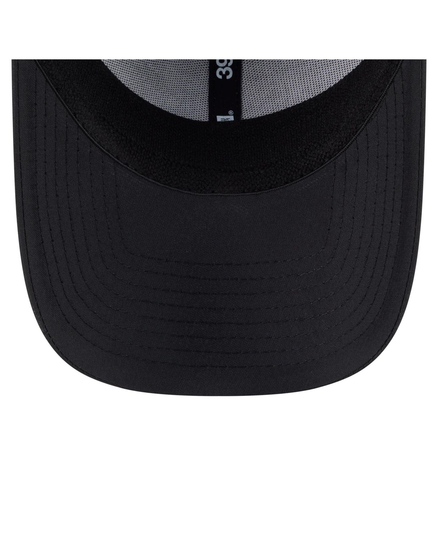 Мужской головной убор New Era Black Colorado Avalanche Blackout 39THIRTY Flex Fit Hat — фото 5