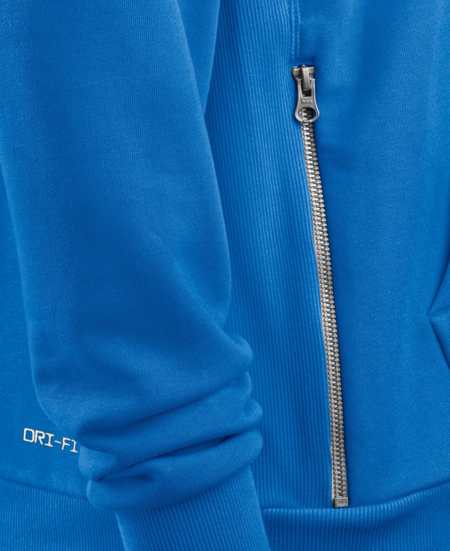 Мужское худи Nike Blue Detroit Lions Alt Sideline Standard Issue Dri-FIT — фото 4