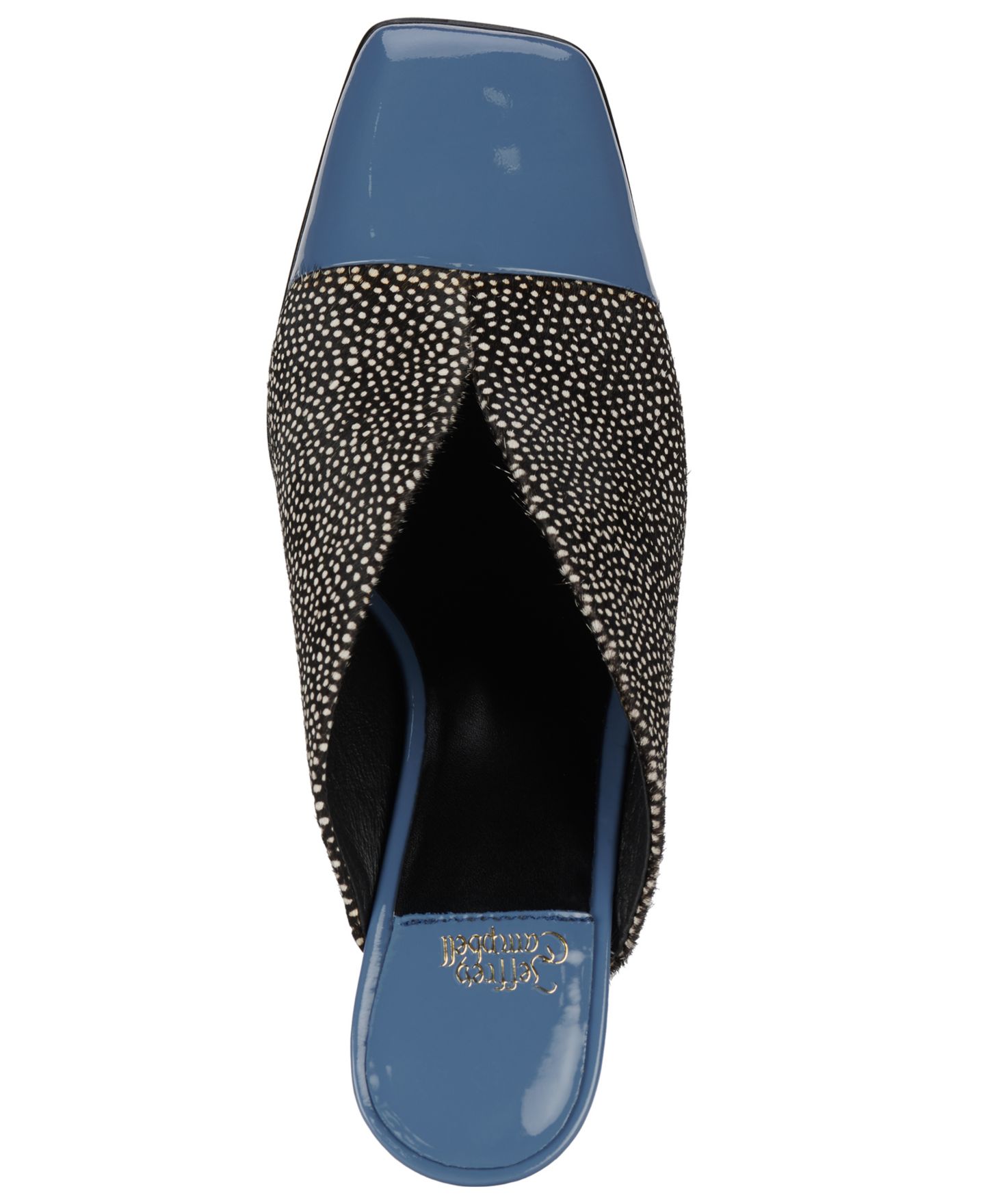 Женские сабо Jeffrey Campbell Passage-F High Heel Dress Mules, цвет: Чёрный / Белый, вариант 1 — фото 4