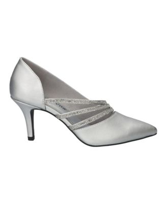 Women's Silver Bridal Shoes and Evening Shoes
