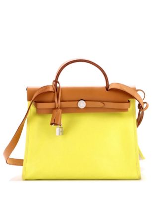 31 Herbag Zip Berline Vache Canvas and Leather