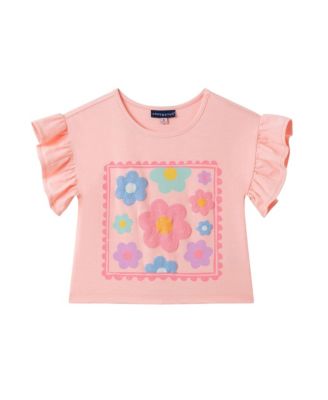 Toddler Girls 2T- 6 Jersey Ruffle Tee