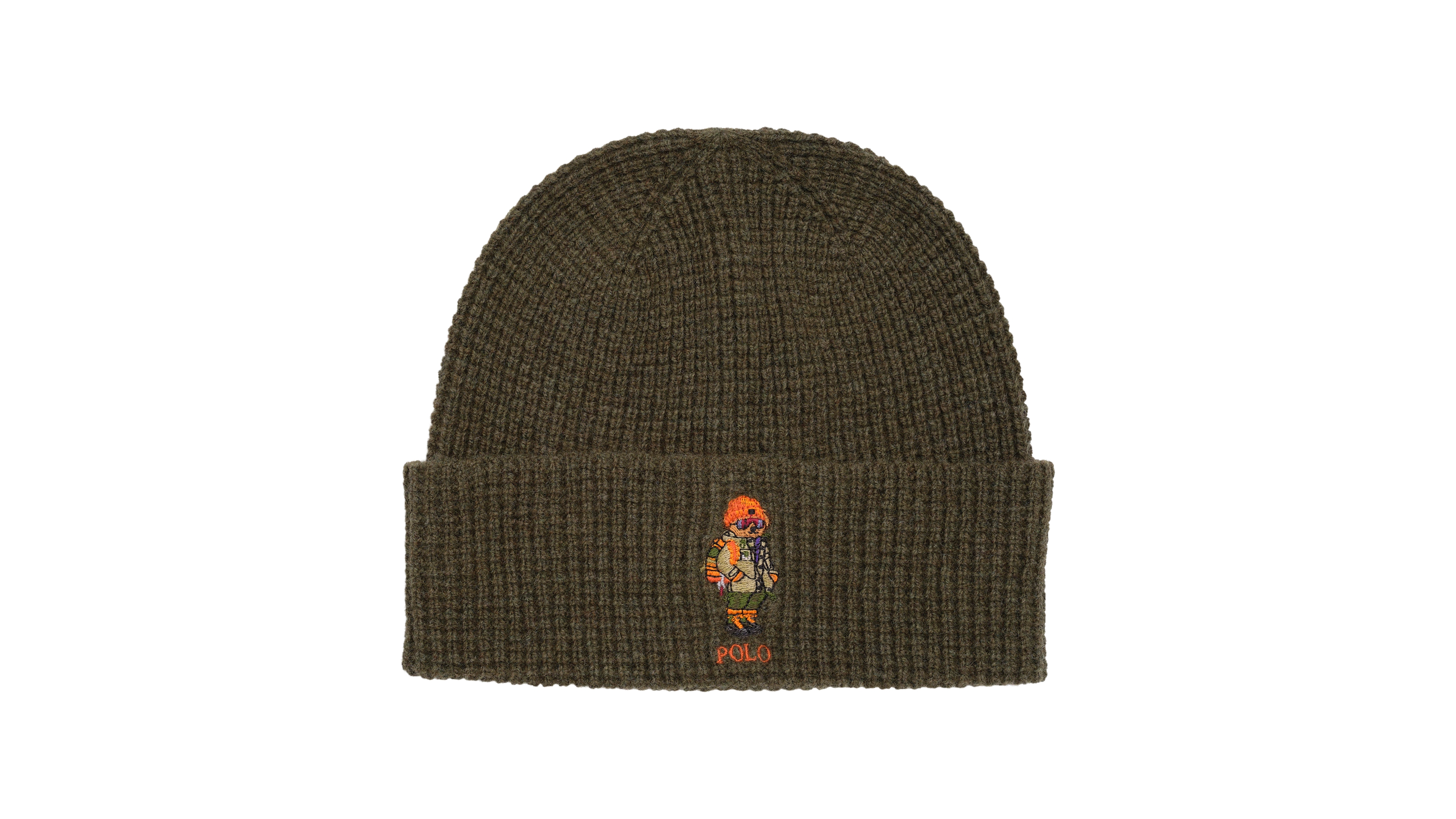 Polo Ralph Lauren Men's Bear Cuffed Knit Beanie Hat