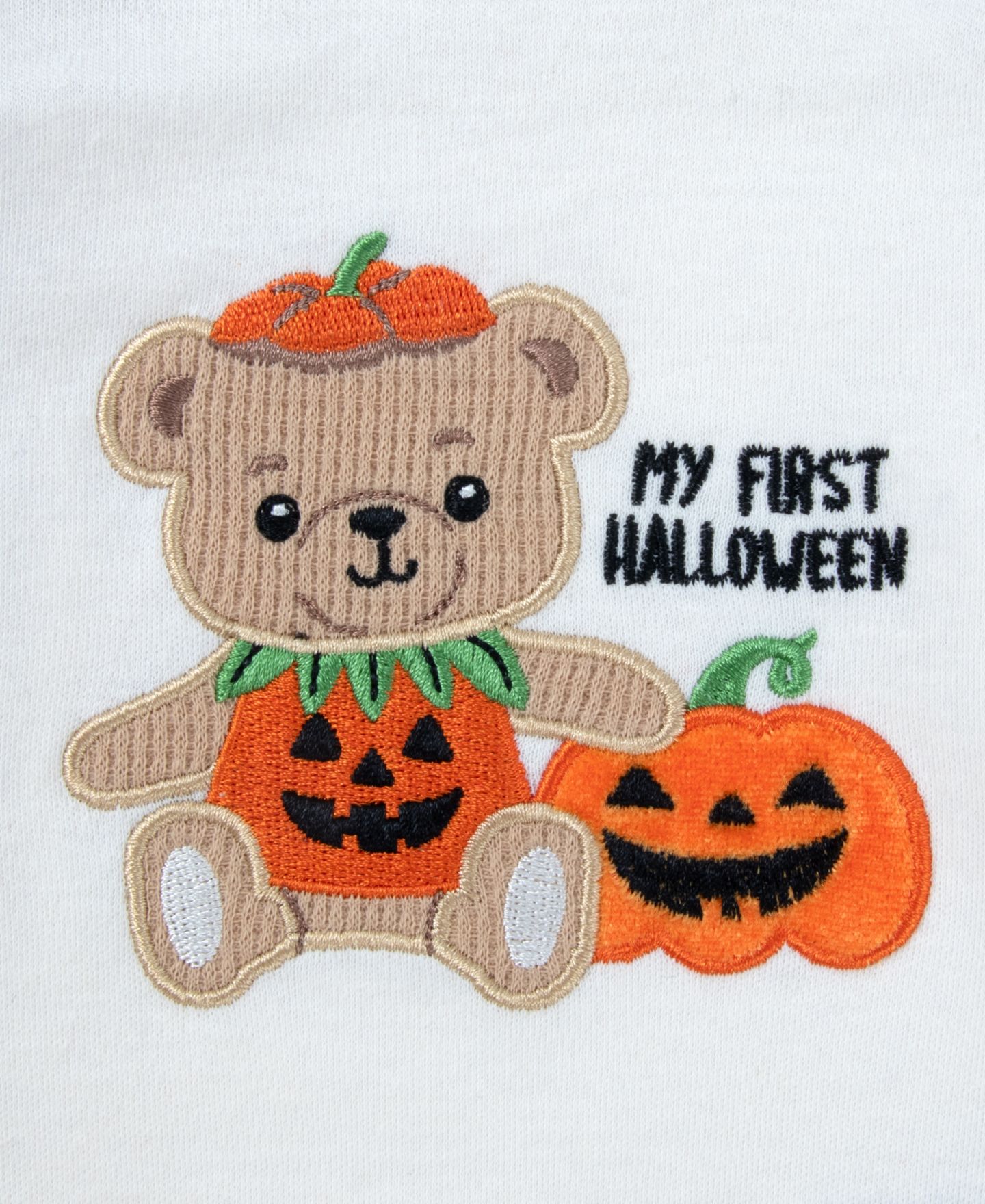 Детский комплект Baby Essentials My First Halloween: боди, джоггеры, носки, шапка, цвет: Бежевый / Хаки — фото 3