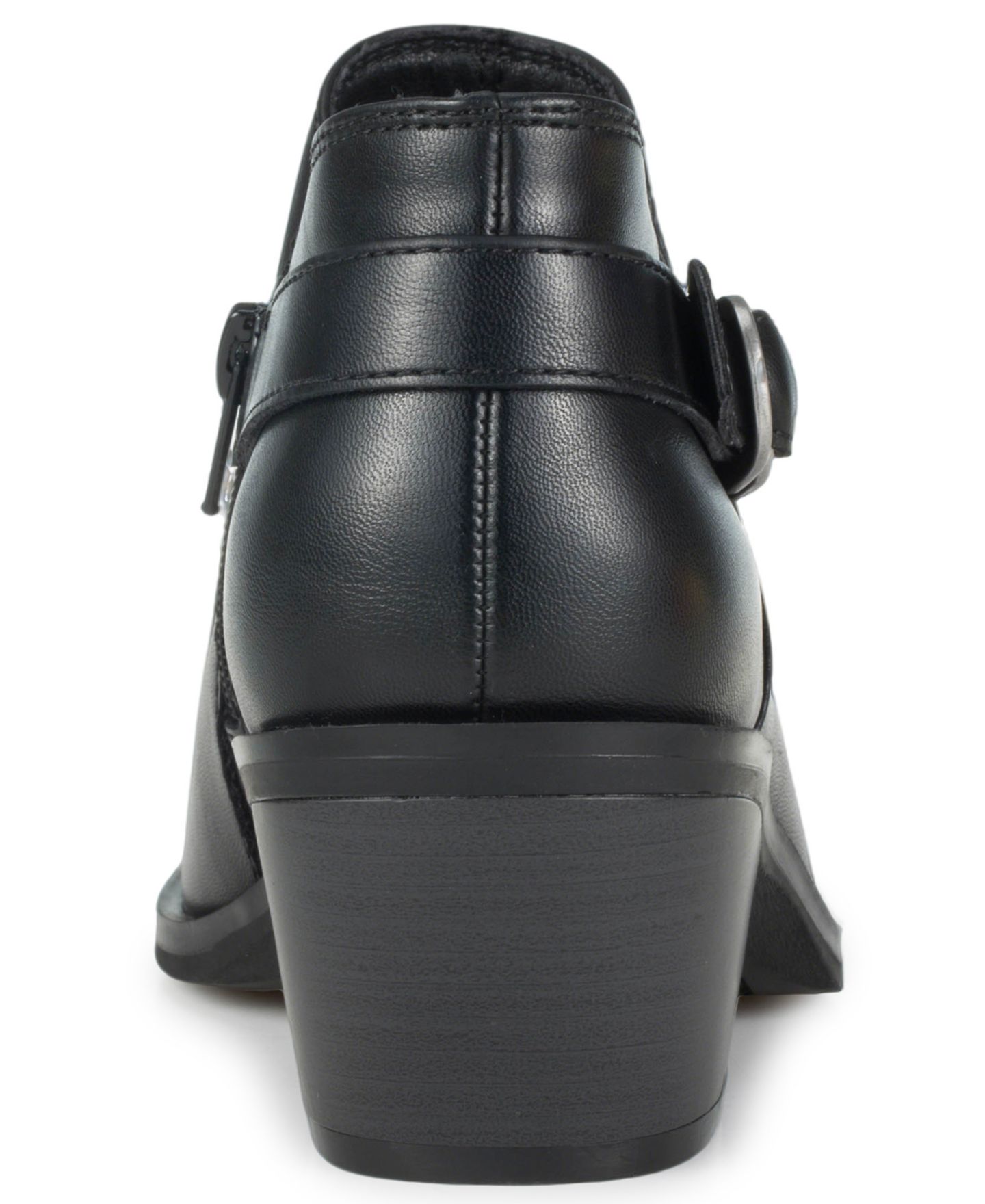 Женские ботинки Baretraps Duala Block Heel Ankle Booties, цвет: Чёрный — фото 3