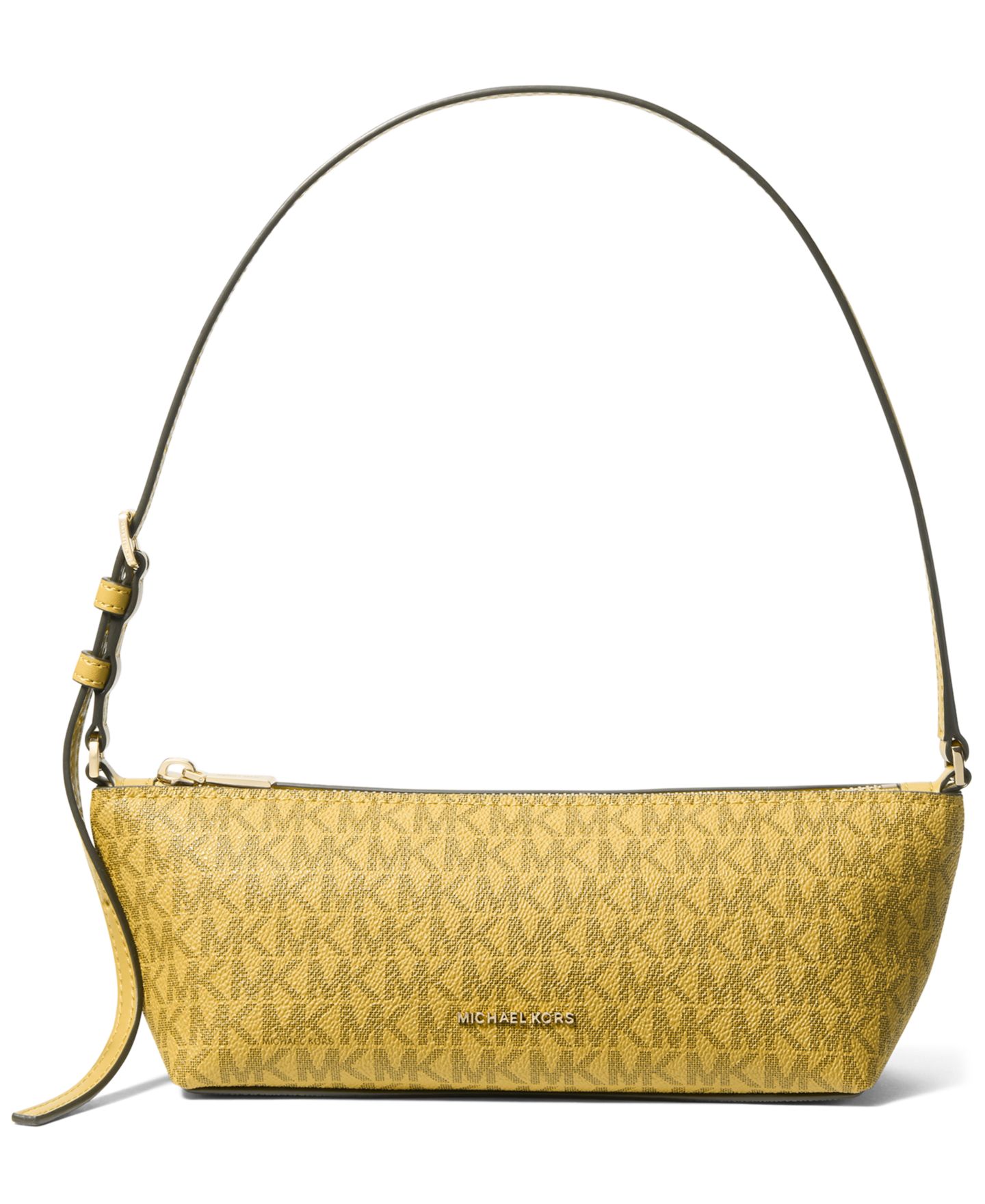 Женская сумка Michael Kors Laila Small East West Pouchette Handbag, цвет: Шартрез — фото 1