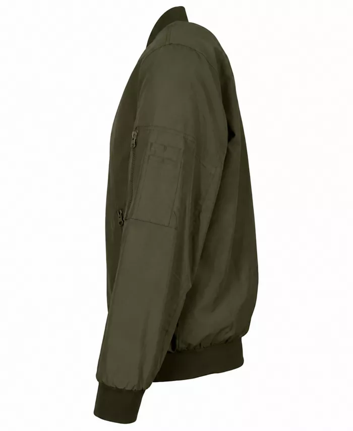 Men's Lightweight Zip-Up Bomber Jacket - thumbnail 8
