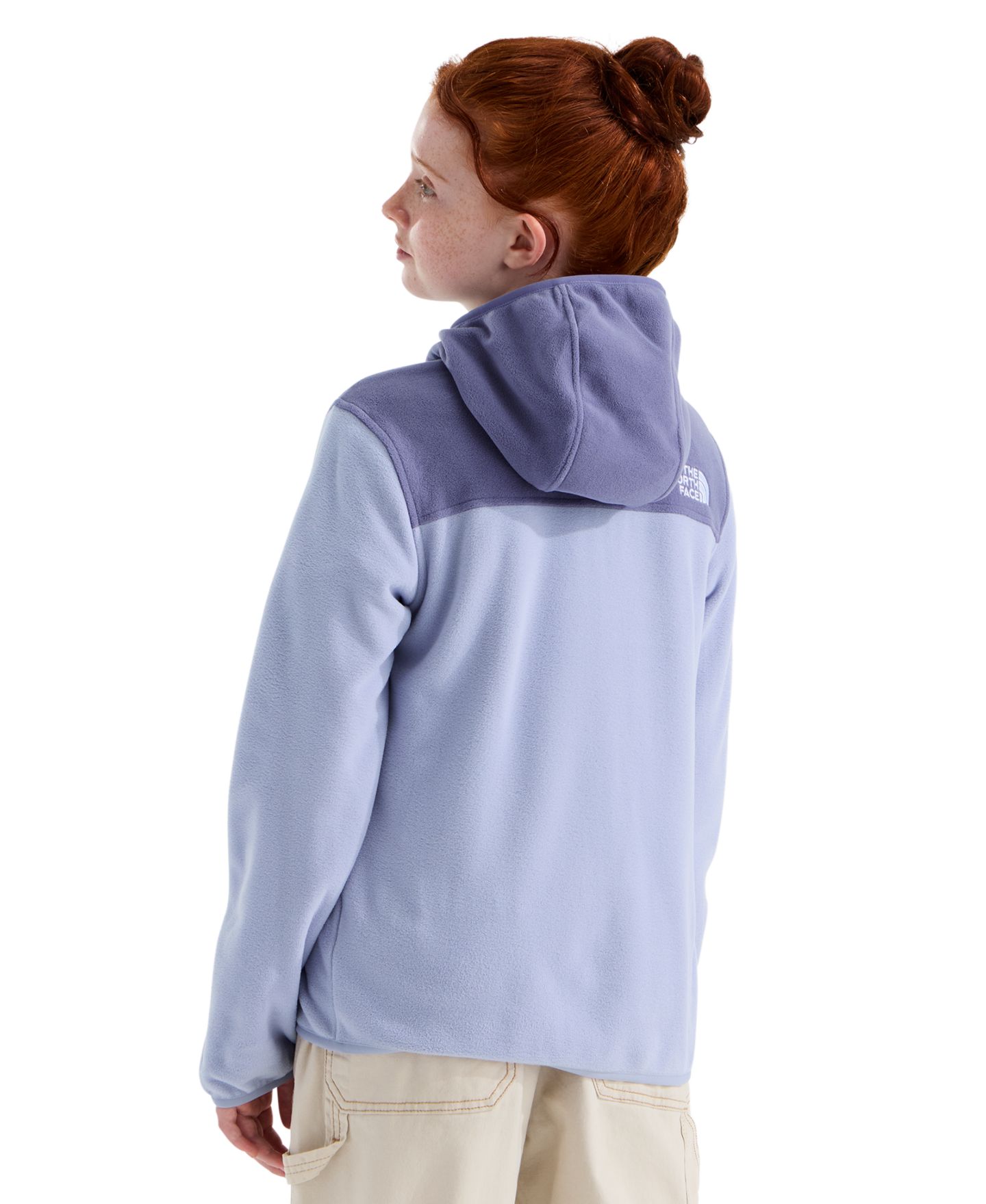 Детская куртка The North Face Glacier Full-Zip Hoodie Jacket, цвет: Сливовый — фото 5