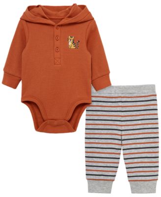 Baby Boys' Tiger Long-Sleeve Bodysuit and Pants, 2-Piece Set