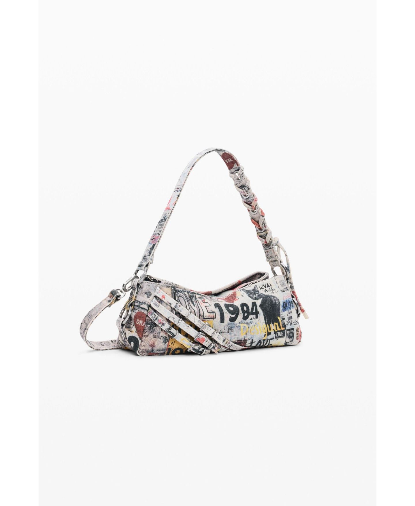 Женская сумка Desigual Small printed, цвет: Разноцветный — фото 3