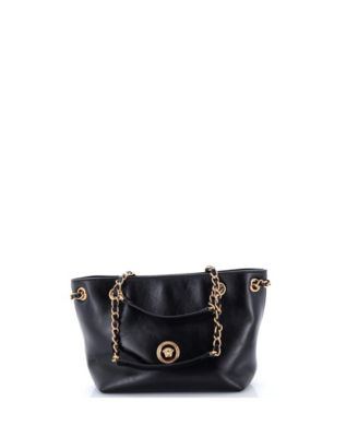 Mini Medusa Icon Chain Tote Leather